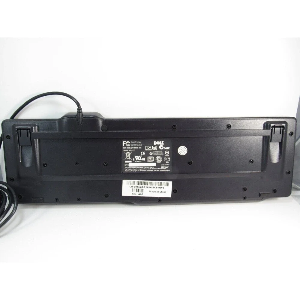 Dell Wired Keyboard KB212-B for PC USB Full Size Standard Layout - Lot Of 2